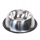 Фото 5 - миски, поилки, фонтаны Flamingo RUBBER RIM миска для собак, нержавеющая сталь