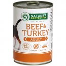 Фото 2 - влажный корм (консервы) Natures Protection (Нейчез Протекшин) ADULT BEEF & TURKEY (ЭДАЛТ ТЕЛЯТИНА И ИНДЕЙКА) консерва для собак