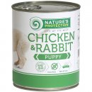 Фото 2 - влажный корм (консервы) Natures Protection (Нейчез Протекшин) CHICKEN & RABBIT (ПАППИ КУРИЦА И КРОЛИК) консерва для щенков