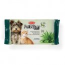 Фото - повсякденна косметика Padovan (Падован) PET WIPES ALOE VERA (Алое вера) серветки для собак і кішок, 40 шт