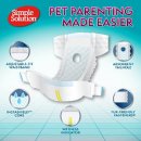 Фото - памперсы и трусики Simple Solution DISPOSABLE DIAPERS X-SMALL TOY гигиенические подгузники для собак малых пород, 12 шт