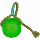 Фото 2 - іграшки StarMark Swing & Fling Chew Ball іграшка для собак, м'яч гелевий на мотузці