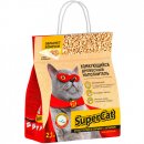 Фото - наповнювачі SUPER CAT Наповнювач Суперкет деревний КОМКУЮЧИЙ (з совком), 2,1 кг