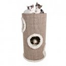 Фото 3 - когтеточки, с домиками Trixie Cat Tower Edoardo Когтеточка-домик для кошек Башня