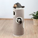 Фото 2 - когтеточки, с домиками Trixie Cat Tower Edoardo Когтеточка-домик для кошек Башня