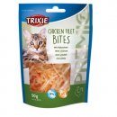 Фото - лакомства Trixie Лакомство для кошек кусочки куриного филе