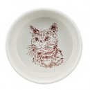 Фото 4 - миски, напувалки, фонтани Trixie CAT Керамическая миска для кошки (4010)