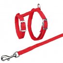 Фото 2 - шлейки, ошейники Trixie Cat Harness - Комплект для кошек - Светоотражающая шлея + поводок (4183)