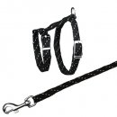 Фото - шлейки, ошейники Trixie Cat Harness - Комплект для кошек - Светоотражающая шлея + поводок (4183)