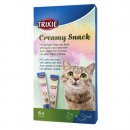 Фото - ласощі Trixie CREAMY SNACKS ласощі у вигляді крему для кішок (лосось/птиця+печінка)