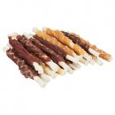 Фото 2 - лакомства Trixie Denta Fun CHEWING ROLLS MIX лакомства для собак микс с говядиной, ягненком и курицей