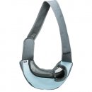 Фото 5 - переноски, сумки, рюкзаки Trixie SLING FRONT CARRIER переноска - рюкзак для кошек и собак, ГОЛУБАЯ (28883)