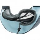 Фото 4 - переноски, сумки, рюкзаки Trixie SLING FRONT CARRIER переноска - рюкзак для кошек и собак, ГОЛУБАЯ (28883)