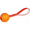 Фото 2 - игрушки Trixie Soft & Strong BALL WITH ROPE игрушка для собак, мяч на веревке, резина