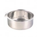 Фото - клетки и аксессуары Trixie STAINLESS STEEL, BOWL WITH HOLDER кормушка с винтовым креплением 