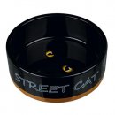 Фото - миски, напувалки, фонтани Trixie Street Cat Керамическая миска для кошек (24659)