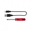 Фото 2 - амуніція Trixie USB Flash Light Ring - Нашийник, що світиться для собак, зелений