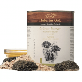 Hubertus Gold (Хубертус Голд) Rumen & Oat flakes консервы для собак РУБЕЦ, ХЛОПЬЯ И ЛЬНЯНОЕ МАСЛО