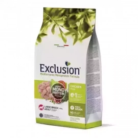 Exclusion (Эксклюжн) Adult Chicken Large Breed сухой монопротеиновый корм для взрослых собак крупных пород, КУРИЦА