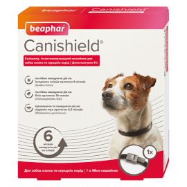 Beaphar Canishield (Канішилд) нашийник від бліх, кліщів та москітів для собак