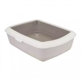 Trixie туалет з бортиком для кішок, сіро-коричневий (40315)