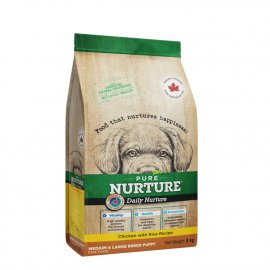 Pure Nurture Daily Nurture Puppies Medium & Large Chicken & Rice сухой корм для щенков средних и больших пород КУРИЦА и РИС