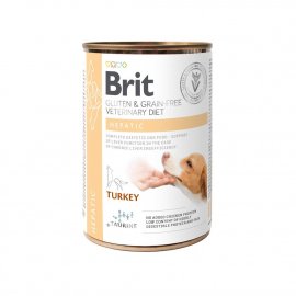 Brit Veterinary Diets Dog Grain Free Hepatic Turkey  консервы для поддержки работы печени собак ИНДЕЙКА