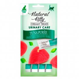 Natural Kitty Creamy Treat Urinary Care Tuna Puree кремовое лакомство при мочекаменной болезни у кошек, пюре, ТУНЕЦ
