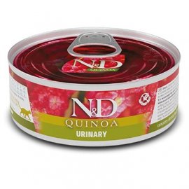 Farmina (Фармина) N&D Grain Free Quinoa Urinary Adult вологий корм для профілактики сечокам'яної хвороби у котів КАЧКА, КІНОА, ЖУРАВЛИНА І РОМАШКА