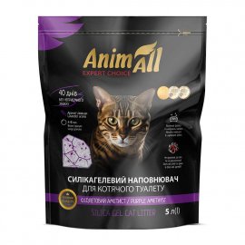 AnimAll Purple Amethyst cиликагелевый наполнитель для кошачьего туалета ФИОЛЕТОВЫЙ АМЕТИСТ