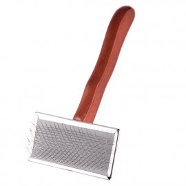 DezynaDog Firm Flat Slicker Medium щетка-пуходерка для собак