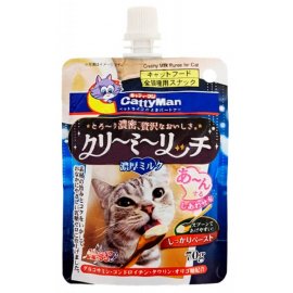 CattyMan (КэттиМен) Creamy Milk лакомство в виде крема для кошек СЛИВОЧНОЕ ПЮРЕ С МОЛОКОМ