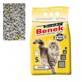 Super Benek (Супер Бенек) OPTIMUM LINE NATURAL бентонитовый оптимальний наполнитель для кошачьего туалета БЕЗ АРОМАТА