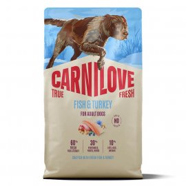 Carnilove True Fresh Fish & Turkey cухой беззерновой корм для собак РЫБА и ИНДЕЙКА