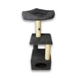 Природа Д23 кігтеточка-будиночок для кота, сірий