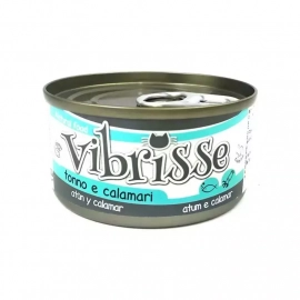 Vibrisse ТУНЕЦЬ ТА КАЛЬМАР консерви для котів