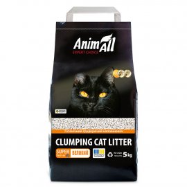 AnimAll Expert Choice НАТУРАЛ бентонитовый комкующийся наполнитель для кошачьего туалета, крупная фракция
