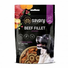 Savory Monoprotein Beef Fillet Urinary монопротеиновое лакомство для собак для здоровья мочевыводящих путей ГОВЯДИНА