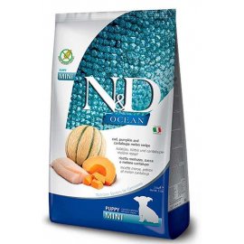 Farmina (Фарміна) N&D Grain Free Ocean Cod, Pumpkin & Cantaloupe Melon Puppy Mini беззерновий корм для цуценят міні-порід ТРІСКА, ГАРБУЗ та ДИНЯ