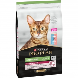 Purina Pro Plan (Пурина Про План) Adult Sterilised Savoury Duo Codfish & Trout сухой корм для стерилизованных кошек ТРЕСКА И ФОРЕЛЬ Purina Pro Plan (Пурина Про План) Adult Sterilised Savoury Duo Codfish & Trout сухой корм для стерилизованных кошек ТРЕСКА И ФОРЕЛЬ