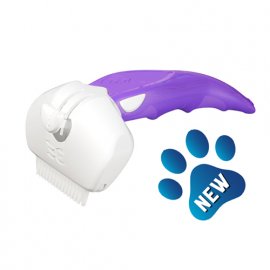 FoOlee Easee (Фоли Изи) Дешеддер для удаления линяющей шерсти животных, фиолетовый