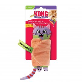 Kong Pull-A-Partz Purrito игрушка для кошек с кошачьей мятой ПУРИТТО