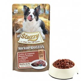 Stuzzy Monoprotein Beef with Blueberries монопротеиновый влажный корм для собак ГОВЯДИНА С ЧЕРНИКОЙ