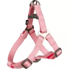 Trixie Premium One Touch нейлоновая шлея усиленная для собак, розовый