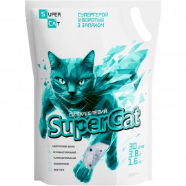 Supercat Силикагелевый наполнитель для кошачьего туалета