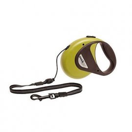 Flamingo (Фламінго) DogxToGo Cord повідець рулетка для собак - СВІТЛОВІДБИВНИЙ ШНУР, зелений