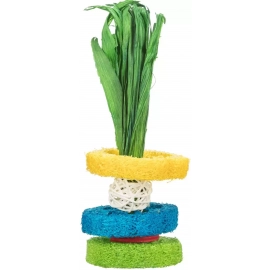 Trixie Игрушка для грызунов из ротанга, дерева и листьев кукурузы (61913)