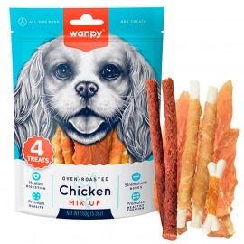 Wanpy Chicken Mix Up ласощі для собак КУРЯЧИЙ МІКС