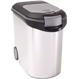 Curver (Курвер) PetLife Dog Контейнер для хранения сухого корма для собак, серебристый