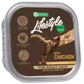 Natures Protection (Нейчез Протекшин) Lifestyle SENSITIVE DIGESTION CHICKEN (КУРИЦА) влажный корм для кошек с чувствительным пищеварением